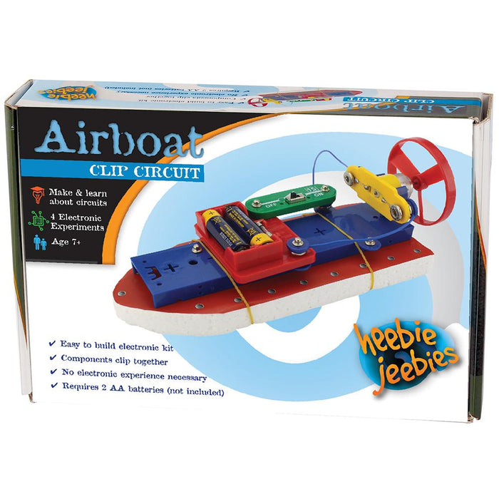 Heebie Jeebies | Clip Circuit Airboat Electronic Boat Kit
