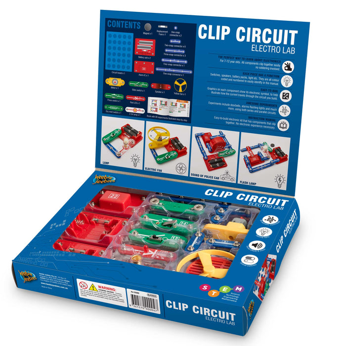 Clip Circuit Electrolab 80 Electronic Experiments Kit in box