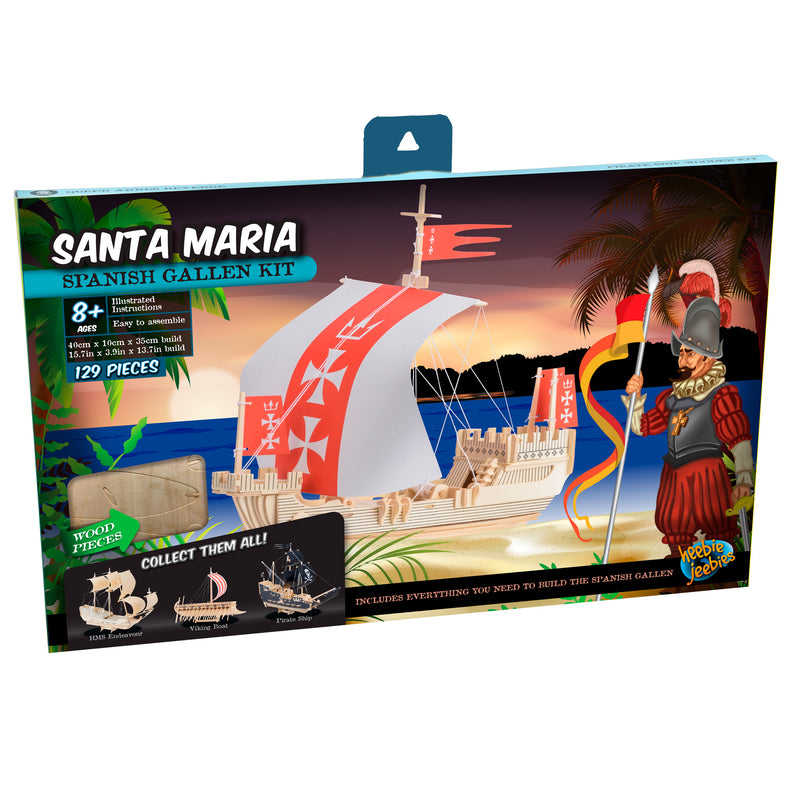 Wooden Ship Building Toys - Heebie Jeebies