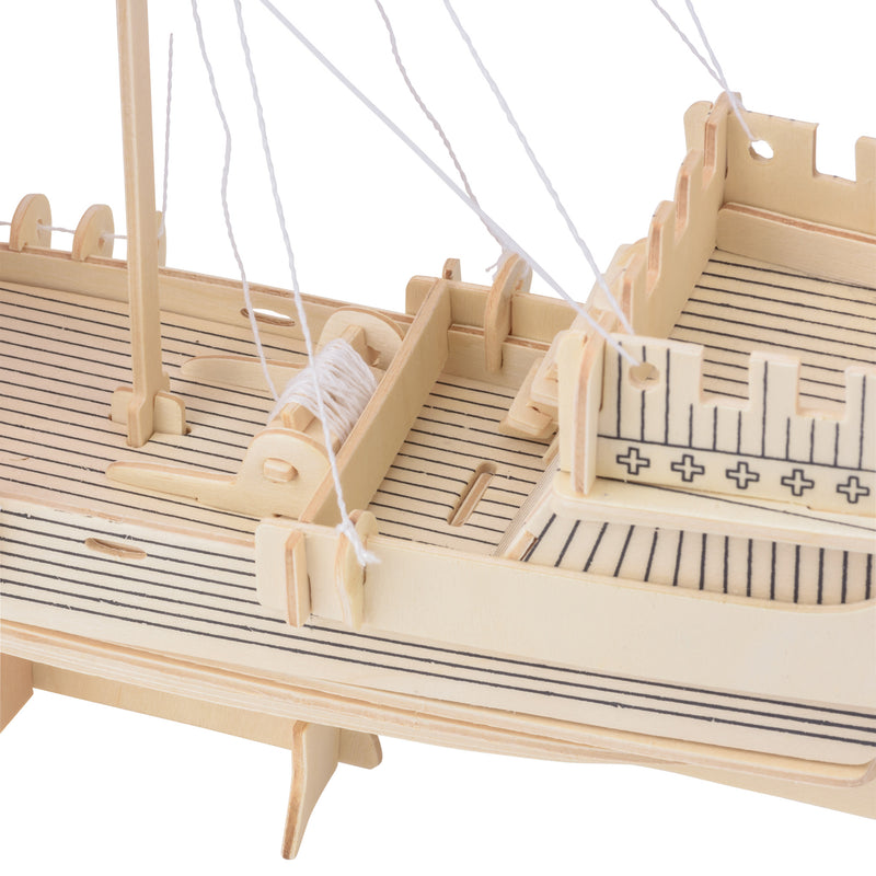 Wooden Ship Building Toys - Heebie Jeebies