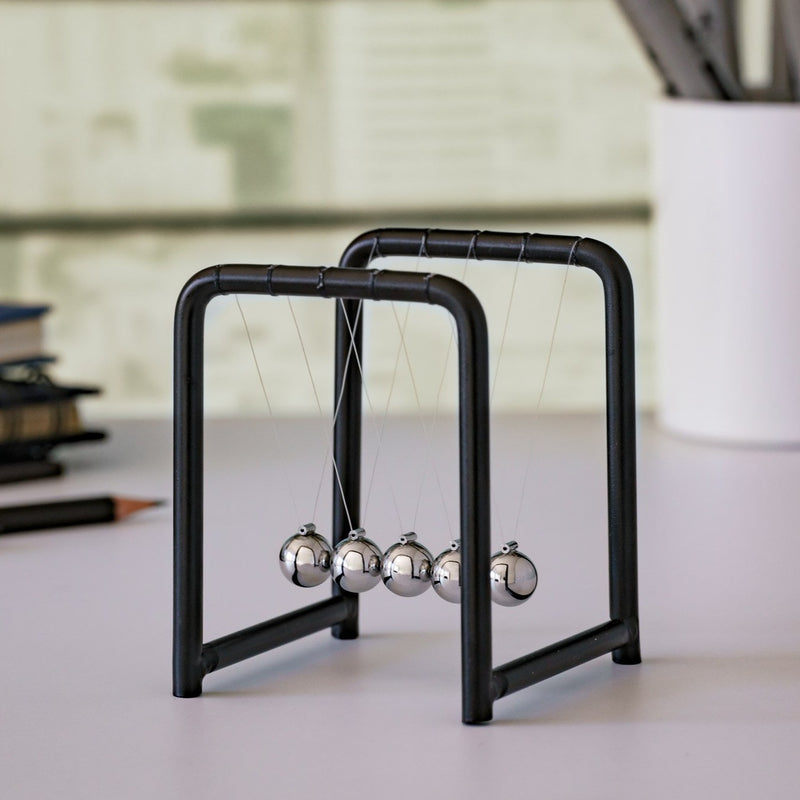 Newton's Cradle Desk Accessory - Heebie Jeebies