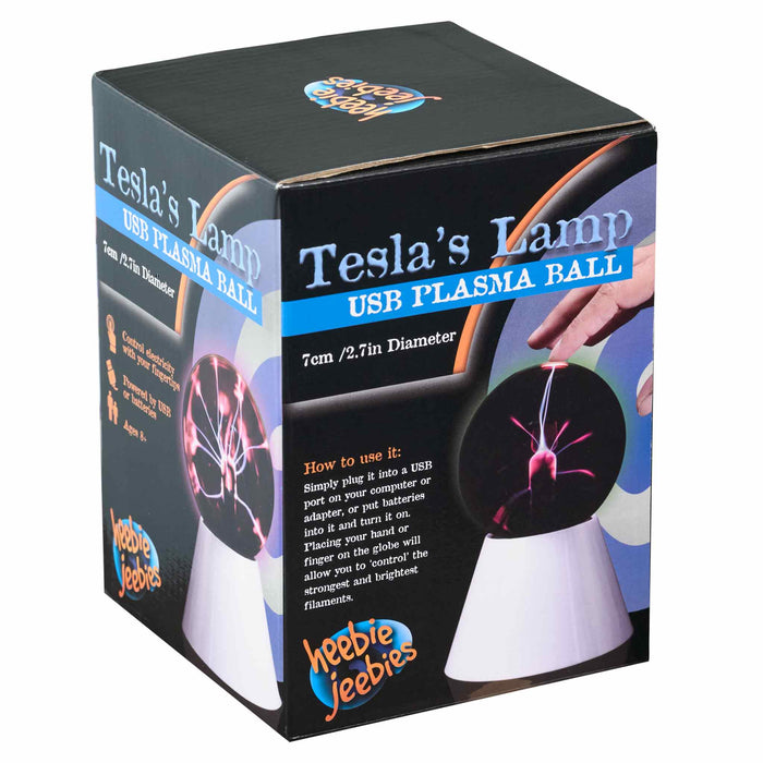 Tesla's Lamp Plasma Ball USB Powered In Box