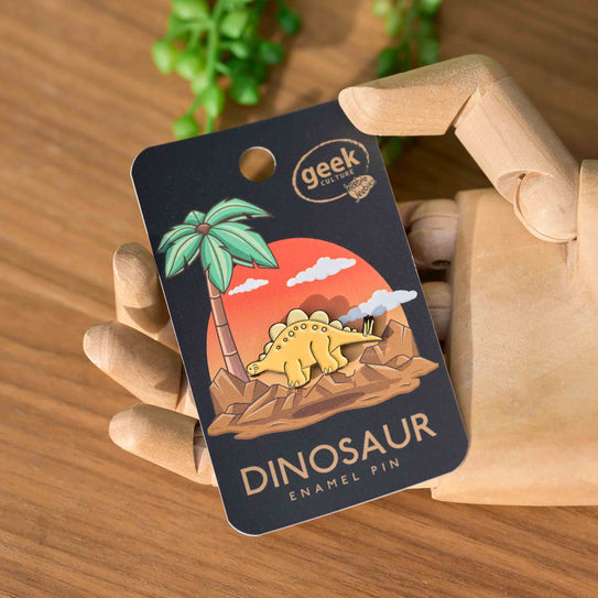 Dinosaur Enamel Pins - Heebie Jeebies