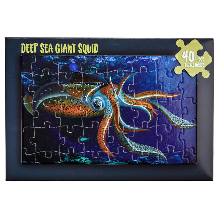 Giant Squid Jigsaw Card