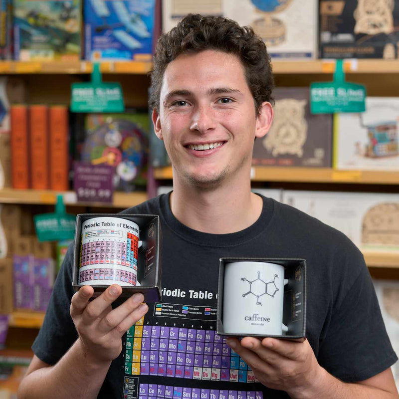 Heebie Jeebies Science and Math-themed Mugs
