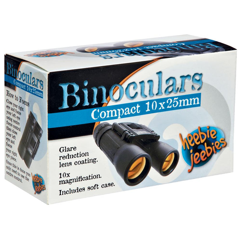 Heebie Jeebies Compact Binoculars 10X25mm packaging