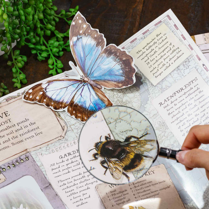 Sherlock Magnifier Metal Magnifying Glass 75mm