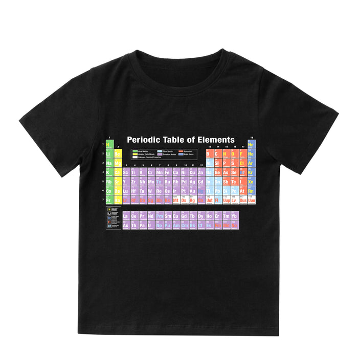 Periodic Table Of Elements Kids Shirt Size 4