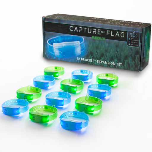 capture the flag expansion set 12 extra bracelets  packaging and product contents 