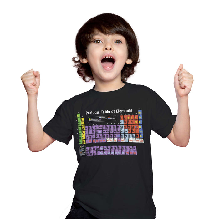 Periodic Table Of Elements Kids Shirt Size 4