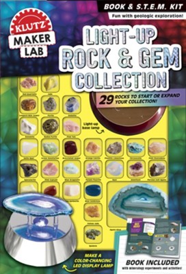 Maker Lab Light Up Rock and Gem Collection