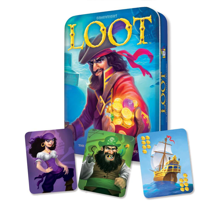 Loot Deluxe Tin Pirate Card Game