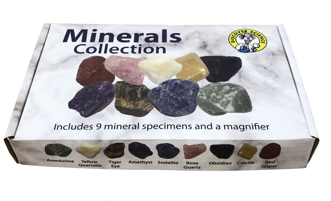 Minerals Collection and Magnifier