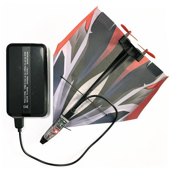 PowerUp 4.0 Red Electric Paper Airplane Conversion Kit