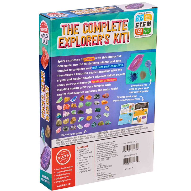 Maker Lab Rocks Gems and Geodes