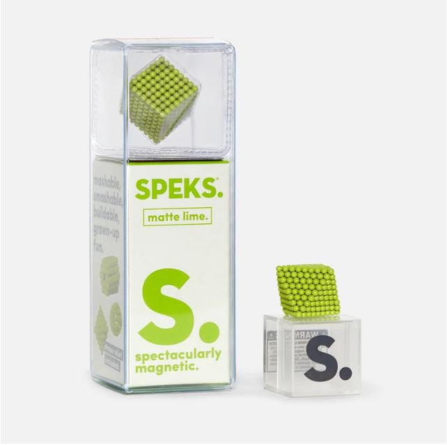 SPEKS Magnetic Balls 512 Miniature Construction Magnets Matte Lime