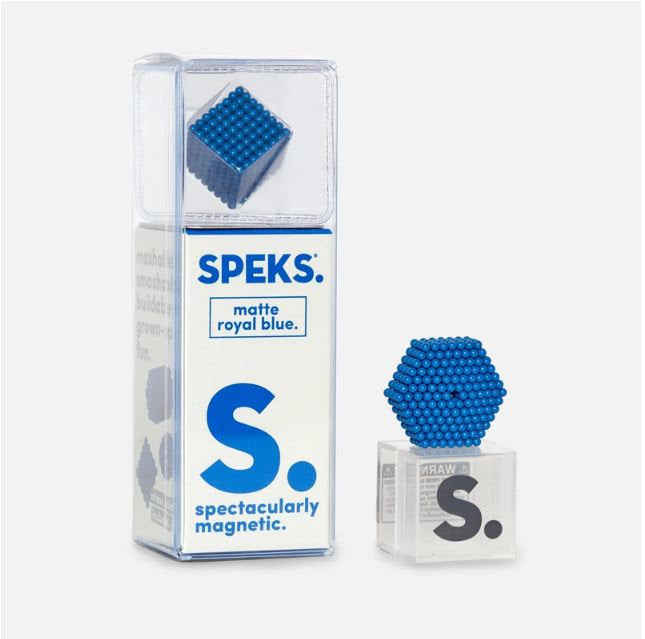 SPEKS Magnetic Balls 512 Miniature Construction Magnets Matte Royal Blue