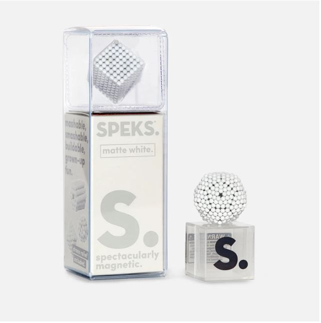 SPEKS Magnetic Balls 512 Miniature Construction Magnets Matte White