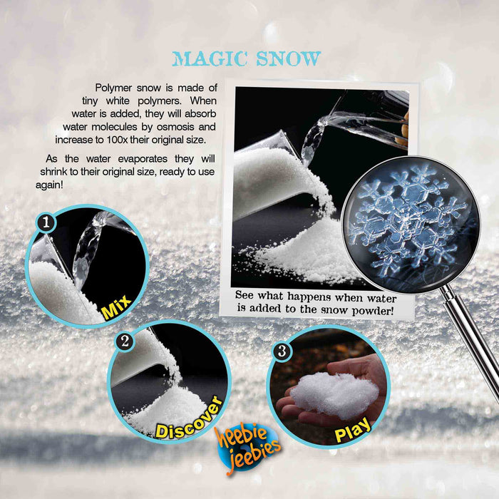 Polymer Snow Test Tube Science Experiments