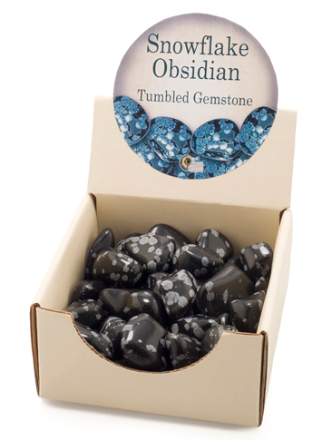 Snowflake Obsidian Tumbled Stone