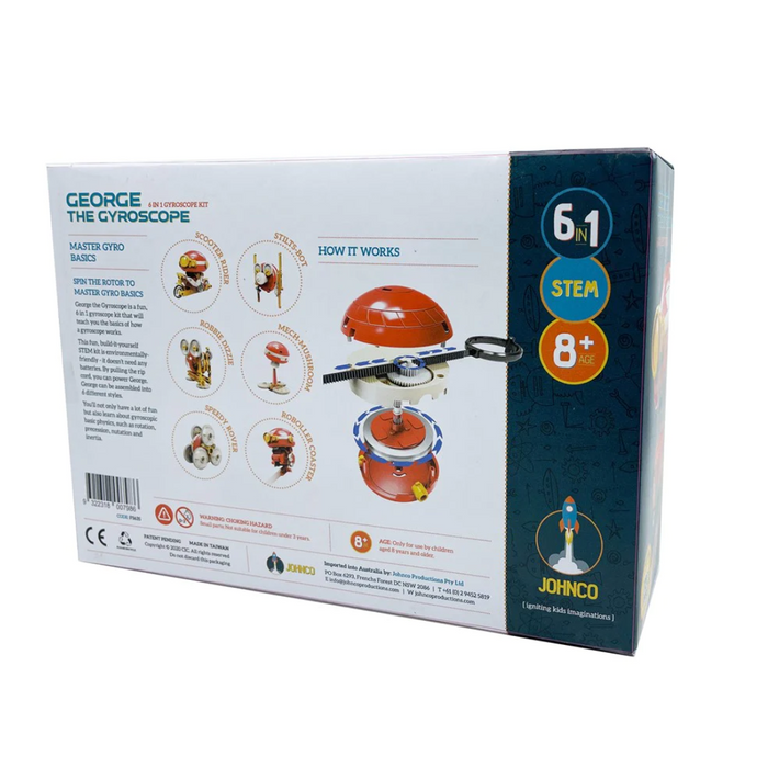 George the 6 in 1 Gyroscope Kit