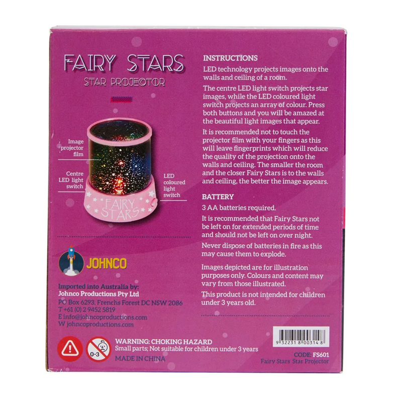 Fairy Stars Projector Night Light