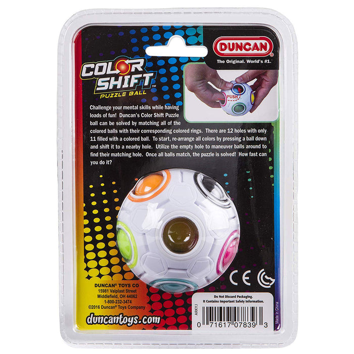 colour shift puzzle ball back packaging 