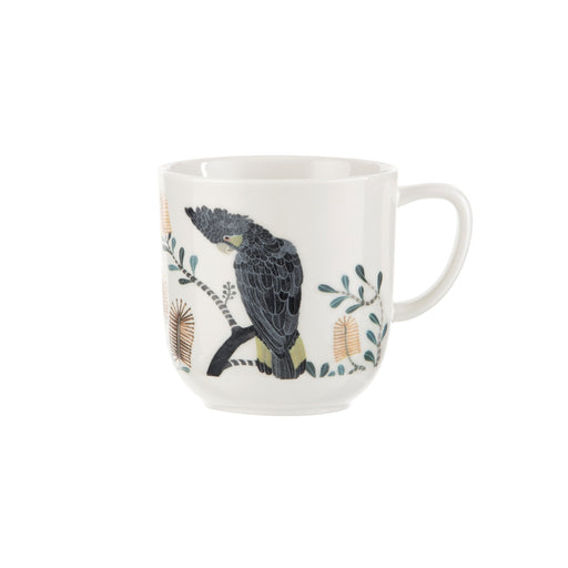 australian collection black cockatoo mug product shot 