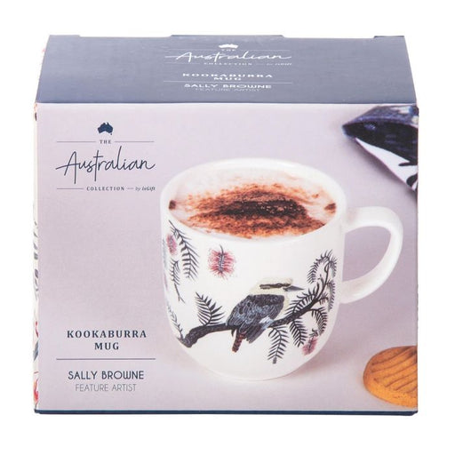 australian collection kookaburra mug packaging front