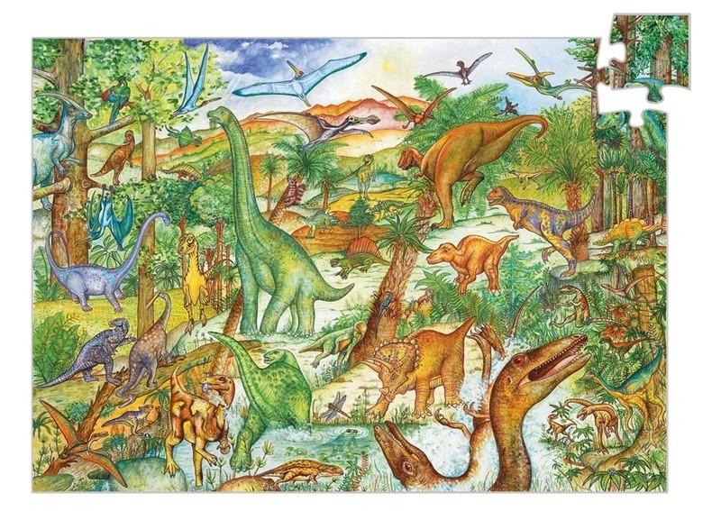 Djeco | Dinosaur Observation 100Pcs Puzzle