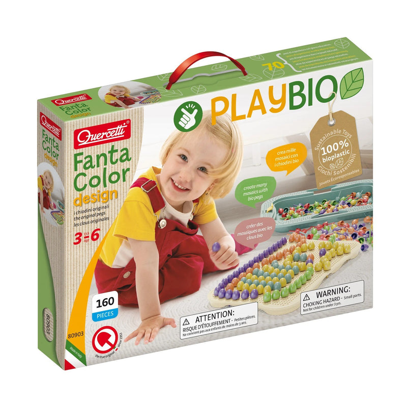 Quercetti FantaColor Mosaic Pegboard Toy