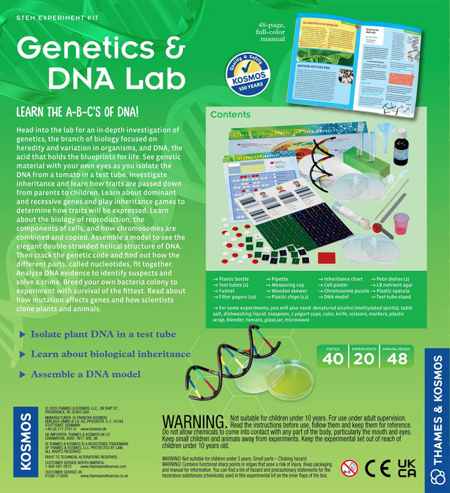 Genetics and DNA Chemistry Kit