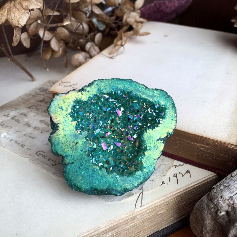 Aura Quartz Geode