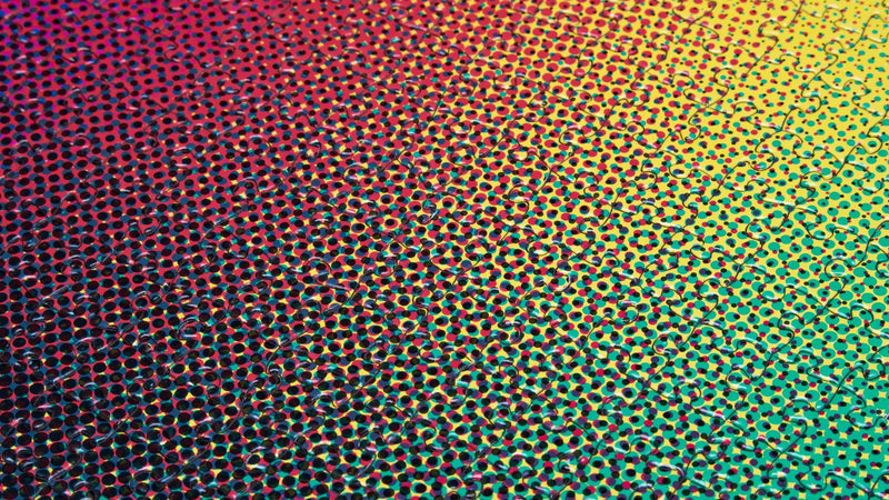 Clemens Habicht 1000 Piece Halftone Colours close up