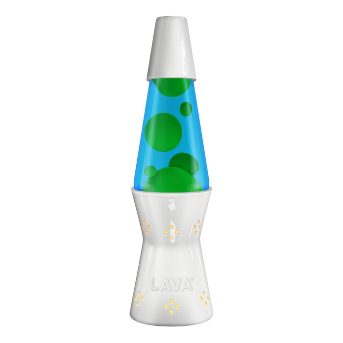 Tealight Lava Lamp White (Yellow and Blue)
