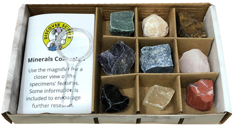Minerals Collection and Magnifier