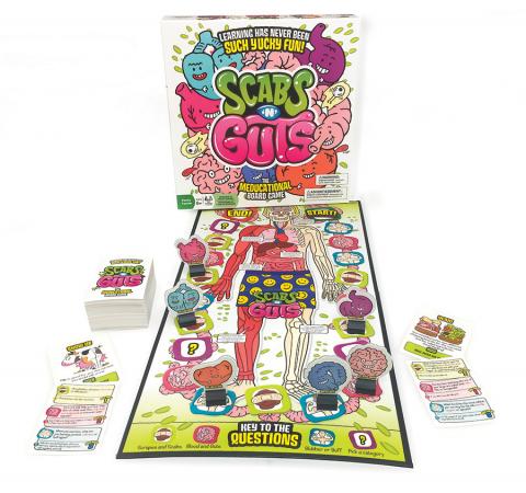 Scabs And Guts Educational Board Game
