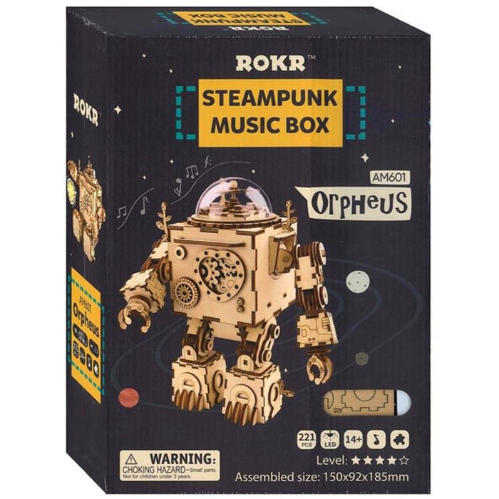 Rokr Orpheus Steampunk DIY Music Box