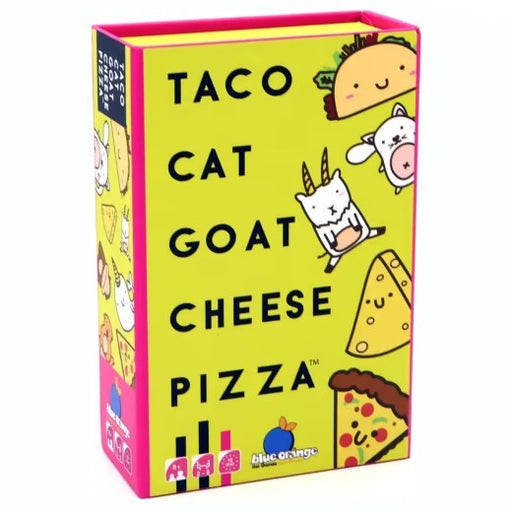 taco cat goat cheese pizza card game front packaging 