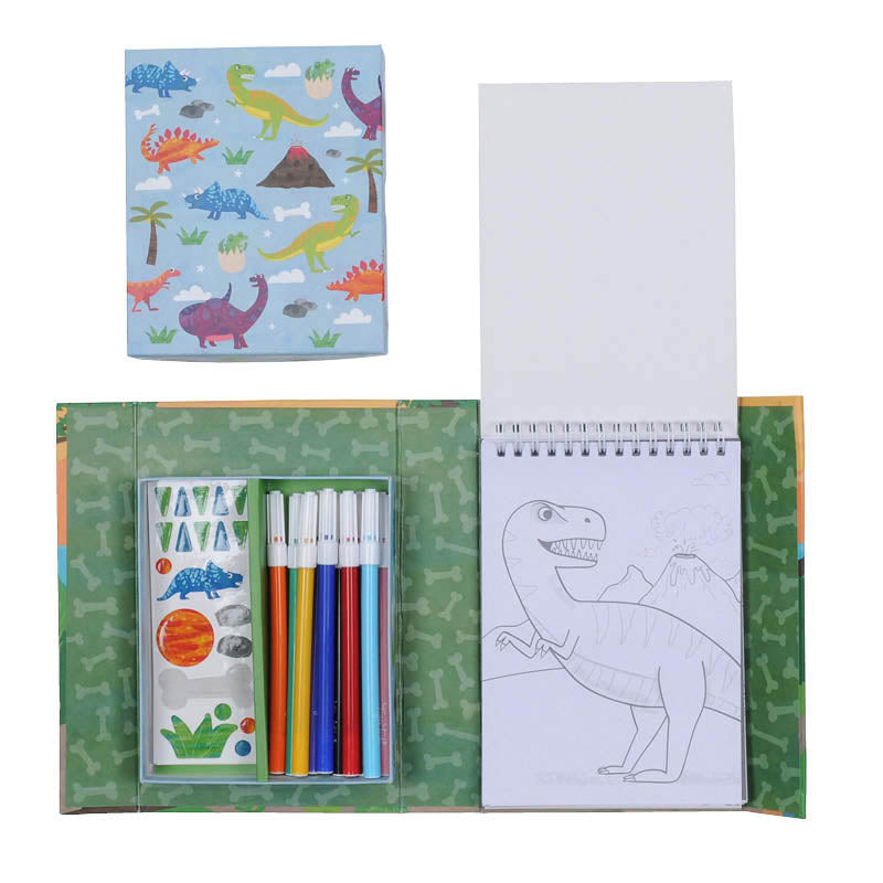 Tiger Tribe Colouring Set Dinosaur